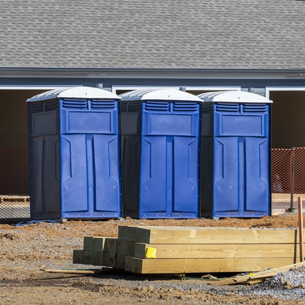 do you offer hand sanitizer dispensers inside the porta potties in Grafton